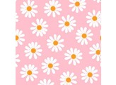 Servet papier 25 x 25 cm Dancing daisies rosa  20 - delig 